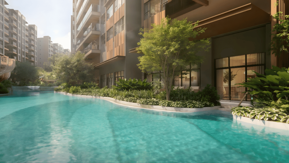 Phối cảnh 3D căn sân vườn Orchard Collection